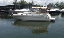 2001 Sea Ray 260 Sundancer w/5.7 Merc Bravo 3 & aluminum trailer. Fresh water boat that has a total of 540 hours but only 70 hours on new engine. Options include: Horizon GPS, VHF, windlass, enclosure, A/C with heat, cover, bimini top & compass. Please