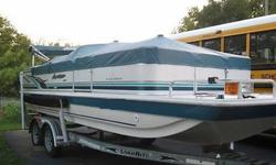 2002 Hurricane Deck Boat w/ trailer only 158 hours logged - one OwnerExcellant condition 2002 Hurricane Deck Boat Model 226FF 22 1/2 ft. fun and fish deck. Trailer included - load rite tandon axle drive on trailer. Condition: Excellant - one owner.Length