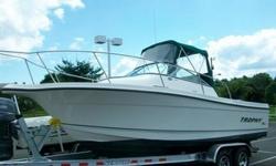 * Class:Small Boats * Category:Other * Year:2003 * Make:BAYLINER * Model:TROPHY PRO * Length:22 * Location:Kingsville, MD * LOA:22.0 * Engine Model:Mercury * Horsepower:150 * Engine Hours:80 * Propulsion Type:SINGLE OUTBOARD * Hull