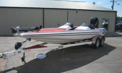 This is a near perfect 2003 Gambler 2200 DC Fishing Boat. It is powered by a Mercury 300X Horse motor ( 187 hours ). It also comes with a matching trailer. This is a nice clean boat!!! What a set up!!! The boat is equipped with a trolling motor made Motor