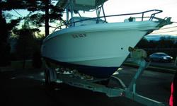 BOAT:2003 Proline 23 sportfire estinguisher22 gal. bait tankFresh water pressure system - never usedRaw water pressure washdown - pump is 2 years oldBilge pump - 2 years oldSure-flo mascerator for fish boxes - 2 years oldSalon enclosure for 3 sides of