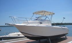 2003 Sea Fox 257 WA, 2003 Twin Mercury 200EFI 2-Stroke (Low Hours),Trailer As Shown Included In Sale. This pretty vessel does 55+ MPH and doesn't even break a sweat. The only reason the vessel is being sold is the seller just up-sized to a 38' Cigarette