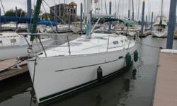 This is a very clean with a new compound and wax, well maintained family cruiser offering great accommodations. The folding wheel give the cockpit easy boarding from the stern whether it is from the dinghy or the dock. But make no mistake this is a