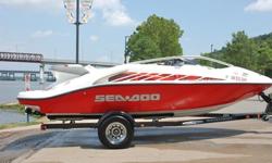 You are viewing a SUPER MINT 2005 Sea Doo 200 Speedster edition jet boat. This one owner boat is in excellent condition, and shows to have been very well maintained. Boat has been kept under covered storage. ONLY 90 HRS ! ! ! 55 MPH ! ! ! EXCEPTIONAL