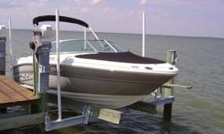 2005 Sea Ray select, 21ft boat in excellent condition.I have researched boats like mine on sale and have an idea. It?s a 2005 Sea Ray 200 Select, 21ft boat.With only 85 hours or less on it!And is in perfect condition just like brand new and always