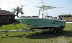 YOU ARE LOOKING AT A VERY NICE 2006 MODEL ANGLER 204 FX ....SHE HAS AN OVERALL LENGTH OF TWENTY FEET FOUR INCHES WITH AN EIGHT FOOT BEAM.... THIS REALLY MAKES A ROOMY DECK.... THE CENTER CONSOLE HAS FULL INSTRUMENTATION....YOU MIGHT HAVE NOTICED THE NEW