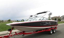 Up for sale is a beautiful 2006 Mastercraft X45 with very low hours. This boat has been well taken care of and is ready for the water. Some of the features on this X45 include: a ballast system, JL Audio sound system, 2 tower speakers, swivel
