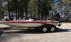 2006 Nitro 898 Single Console200 Mercury Optimax ...Cowl has updated 225 Pro XS decals.. Its a 200 OptimaxTandem Axle TrailerMinn Kota Maxxum 80Lowrance X-28 Manual JackPlateMotor has approx. 110 hours. Was recently serviced by Certified Mercury Dealer.