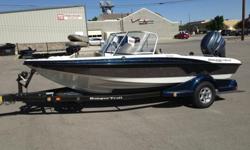 -Yamaha F115 4-stroke motor with hydraulic steering, -24 volt MotorGuide PTSc (Pinpoint Tracking System) Tolling Motor, -Dash mounted Humminbird 798ci HD side imaging fish finder with Internal GPS, -front mounted Lowrance X135 fish finder, -Clarion AM/FM