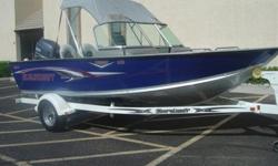 UP FOR SALE IS ONE OF THE CLEANEST USED BOATS YOU WILL EVER FIND, 2007 ALUMACRAFT TROPHY 175 WITH THE 2XB HULL SYSTEM, POWERED BY A FOUR STROKE YAMAHA 115 EFI & YAMAHA 8 EFI FOUR STROKE KICKER MOTOR, BOTH BOAT AND MOTORS HAVE LESS THAN 50 HOURS TOTAL USE,