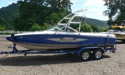 Heat wave means it's time to get out on the water! Load up in this beautiful Centurion. Just over 21 feet long with 10 person seating capacity and lots of storage space. Powered by the Black Scorpion with 330HP. Only 150 hours on the boat! Fill up the