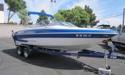 This 2007 Glastron GXL 235 is the perfect boat for family fun. Powered by a fuel-injected Volvo Penta 5.0L motor, this boat is in fantastic condition and features bimini top, snap-on covers, cooler, loads of storage space, water toys, jackets, fenders and