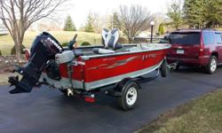 Loaded Boat, Many Extras, Motivated Seller , offers welcome.New lower price 2007 Lund 1600 Explorer with 2006 Evinrude Etec 60 HP outboard and trailer.BOAT DESCRIPTIONThe Lund 1600 Explorer Tiller is built on a high-performance IPS hull for a faster,