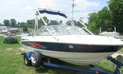 Here is a local trade... Nice Nice boat.... (bench seats has a seam loose) The hull is awesome and the interior is very nice.... This boat is electronic fuel injection, with 124 hours.... I just got it from a Gentleman who just bought a Nice Cobalt...I