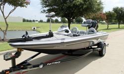 2007 TRACKER NITRO 482 SC BASS BOAT2007 MERCURY 90HP INJECTED2007 FACTORY MATCHED TRAILERVERY CLEAN GARAGE KEPT BOATSTAINLESS STEEL PROPLARGE LIVE WELL (SEPARATED)TONS OF STORAGEBUILT IN COOLERRUNS VERY STRONGHYDRAULIC TILT AND TRIMHYDRAULIC