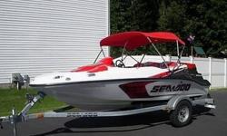 2007 Sea-Doo Speedster 150 in showroom condition.Only 31 hours total operating time. Has only been used in fresh water. Always covered and always maintained by dealer. Deal includes trailer, all Coast Guard required safety equipment, ski vests and tow