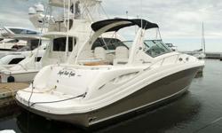 HUGE PRICE REDUCTION!!FRESH BOTTOM JOB AND FULL SERVICE ON BOTH ENGINES AND GENSET COMPLETED JANUARY 2015! SHE IS READY TO CRUISE NOW!Long considered Sea Ray's flagship for their cruiser line up, this 340 Sundancer is no exception!The large cockpit