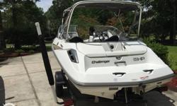 This 2007 Sea-Doo 180 Challenger has been kept in great condition and comes ready for a great day out on the water! The Rotax engine complete with an OEM Supercharger- both recently installed and have only 2 hours thus far. This jet drive will take you