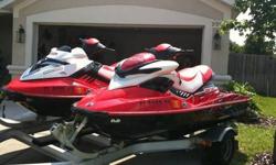 pair of 2007 Seadoo Jet Ski's that are in like new condition and have been stored in my garage.Equipment:2007 Seadoo RXT 215HP Supercharged - 41 Hours 2007 Seadoo RXP 215HP Supercharged - 17 Hours Rolls Axle Dual Ski Aluminum Trailer Multiple Adult and