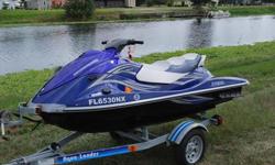 2007 Yamaha VX Deluxe WaveRunner PWC with Reverse. 3 seater with New Hydra-Turf Seat. Has the ability to pull a water skier/tubes as well. Seat is comfortable for a day on the water. MOTOR: 2007 Yamaha 110HP Four Stroke Motor that Runs Excellent. 1052 CC.