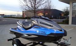 2008 KAWASAKI JETSKI ULTRA 250X SUPERCHARGED with 159 hours . The performance is driven by a supercharged and intercooled four-stroke, DOHC, four valves per cylinder, inline four-cylinder that delivers 250 hp for astonishing acceleration. This is the