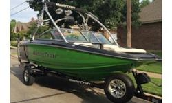 Fresh water only MCX engine with only 360 hrs. Serviced every 50 hours. Superb Condition. Includes MCX 5.7L 350 HP Indmar Engine, Mastercraft OEM cover, Bimini top, Switch graphics, Stereo CD with JL Audio Speakers, Amp & subwoofer, Tower Speakers with