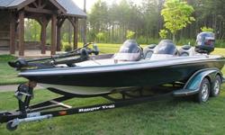 2008 ranger 520vx comanche 40th anniversery edition bass boat with matching dual axle trailer installed with trailer buddy disk brakes,surge brakes and cool hub trailer bearings. It also has ranger buckles to help hold the boat to the trailer. This was