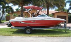 2008 Sea Ray 175 Sport BowriderEXCELLENT CONDITION & Very Clean3.0 L engine, only 190 orig. Hrs., New Bimini, Stereo, 2008 Galvanized TrailerHull, sides, gel coat all in excellent conditionEngine and gear case systems all in great shape and water readyAll