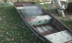 i have a ten feet aluminum john boat it is flat bottom with two bench seats great fishing boat if interested call or text 740-251-3356 thanks RyanListing originally posted at http