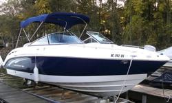 This Chaparral is like new in Near Perfect Condition! ONLY 51 HOURS on this large bow-rider boat with 5.7 Volvo Penta Gi 300 Duo-propIt has the following features and more:Digital Depth Finder Transom Tilt Switch with Transom Stereo RemoteStainless Steel