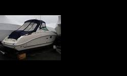 Recently traded to MarineMax of Manhattan at Chelsea Piers is this next to new 2011 Sea Ray 280 Sundancer. This 280 was used for only one short season and has just 60 engine hours. All aspects of this lightly used boat have been maintained perfectly and