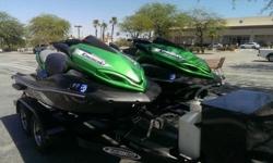 Two Jetski, Registration Paid Till 2015, Double Keys, Vests, Best Deal Ever.Kawasaki Ultra 300X 2012 Green. It is completely stock never modified raced or abused. It is as close to new as you can get without the insanity of the new price.41 hours, in