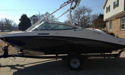 The boat is very spacious, versatile, and planes very quickly making tubing & wakeboarding a lot of fun. It is pretty light making trailering simple, also it is very fuel efficient using only 1/2 tank of gas out all day (tank is also small). Overall this