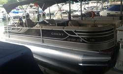 2013 Crest Caribbean 250 SLR2 Tritoon w/ 250 Mercury Pro 4-Stroke. Boat is in excellent shape, stored at Lighthouse Marina and has 185 hours. Options include: Full vinyl teak floor with snap in carpet, Hummingbird 386ci GPS /fishfinder, nice stereo with