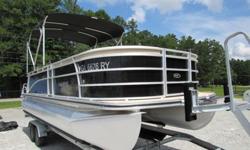 This 2007 23 foot Premier 225 Legend is in great condition inside and out. It comes loaded with all the cool pontoon options that most people want for a fun-filled day on the lake. It has a full mooring cover, huge bimini top, tons of seating, table, sun