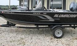 Purchased new from Cabelas this spring. Used only 2 times, this boat is loaded, showroom clean and ready for the water today. Yamaha 4 stroke power Min Kota 55PDV2/54" 27 Series Cabelas Battery Elite-4X HDI W/DSI Sonar 4X Aluma-Trac Clamp Rod Holders