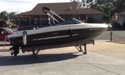 2014 Sea Ray 205 Sport with 4.3 Mercruiser No trailer. Boat is in great condition and has only 61 hours. Boat is stored at Lighthouse Marina and has bimini top, hour meter, depth finder, stainless steel prop, Sony stereo system and bow and cockpit covers.