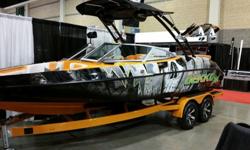 Call For price!This Awesome Custom Wrap 2015 Gekko Revo 6.7 has finally arrived at The Dam Outfitters. This is a awesome boat for all level of boarders and can compete with the higher end boats on the solid wake that is delivers. This boat is fully loaded