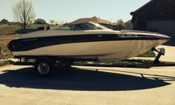 Crownline 202 Bow Rider with custom trailerSki Boat / Wakeboard MachineBoat has been well-maintained and kept in dry storage, used solely in summer (Missouri) & just given a clean bill of health from Dan's Marine. Low hours, upholstry redone and this
