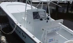 THIS BOAT STARTED OFF AS A DUSKY SPORT FISHERMAN WITH CABIN. THE ENTIRE BOAT WAS TAKEN DOWN TO THE HULL AND REBUILT EVERYTHING BRAND NEW BY A PROFESSIONAL BOAT BUILDER IN STUART FLORIDA. ALL NEW DECKS RECONFIGURED TO PUT THE LIVE WELL CUSTOM BUILT ON THE