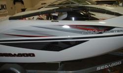 Sea Doo 200 and 150 Speedsters Sportboats. 510 and 255 HP, a limited time 5 year warranty included until Sept. 30th !! Galvanized trailers.Trades welcomed,free storage until spring 2013 if needed. Please call Jeremy or Ed today for a trade in quote.