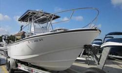 1996 Boston Whaler 24 OUTRAGE Classic Boston Whaler at a bargain price!...This 1996 24 Outrage in great condition is ready for your inshore or offshore fishing adventures!...It's powered by twin Johnson 150 hp Ocean Runners with ss props...The boat has a