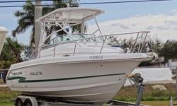 Just Arrived Clean Lift Kept 2002 Proline 23' Walk Powered By Yamaha 225 HP Outboard Motor That Has 200 Hours. Equipped With Hard Top, Windlass, Enclosure, Garmin GPS, Garmin Fishfinder And Icom VHF Radio