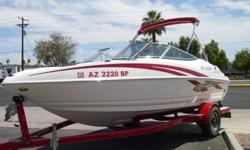 2008 Larson 186 Senza "5.0L 220hp V8!" Low Hours!$22,900Low Hours on Volvo 5.0L GL 220hp V8 and SX Drive, Bimini Top, Snap Out Carpet,Huge Rear Sun Deck with Center Walk Thru, AM/FM CD Player, Bolster Seats and more. . . This Boat looks New!.. Only