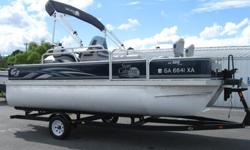2011 G3 Suncatcher LV 188 Fish Pontoon Boat powered by a 2011 Yamaha 70 hp fuel injected fourstroke outboard engine with tilt and trim. This pontoon is loaded to the max with options, including