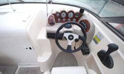 Very Clean Low Hours, 5.0 Mercruiser engine and drive, Full Camper Canvas, swim platform, transom shower, captains chairs, sink and trash console, cockpit trailer canvas, Bimini top, portable stove and bathroom, cooler, all ropes, life jackets, anchor,