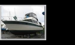 The perfect live aboad Boat is in Boston Harbor needing T.L.C., This is a fully loaded boat with every conceivable option,Low Hours, Needs fiberglass attention Etc. make an offer. E-mail me @ [email removed]