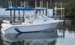 Lowest price in the county, lets make a deal. No trailer.
probably the cleanest 2001 Cobia 27 you'll ever find. The motor is a bullet proof Yamaha OX66 about 600 hours. All maintenance records and all done on time. Seriously nice boat.
Kept at Bradenton