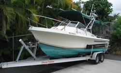Seller will consider offers.24 FT Skip Jack Fishing Boat, awesome hull for ocean waters, 200 HP 1995 Volvo Diesel with only 900 hours, duo prop out-drive very maneuverable, 20 HP Yamaha kicker outboard with less than 5 hours on it, marine CB radio, stable
