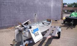 15 FT. SMOKERCRAFT CANOE ALUM, WITH MOUNT FOR OUTBOARD MOTOR, INCLUDES 2 PADDLES, LIFE JACKETS & SEATS 4 PERSONS. $249.99 CALL TOM OR E-MAIL SEAWAY5@COMCAST.NET..LOCAL & LONG DISTANCE PONTOON HAULING ALSO TRI-TUBE HAULING, WINTER STORAGE FROM $149.99